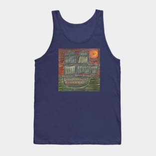 Schooner Sailboat Tank Top